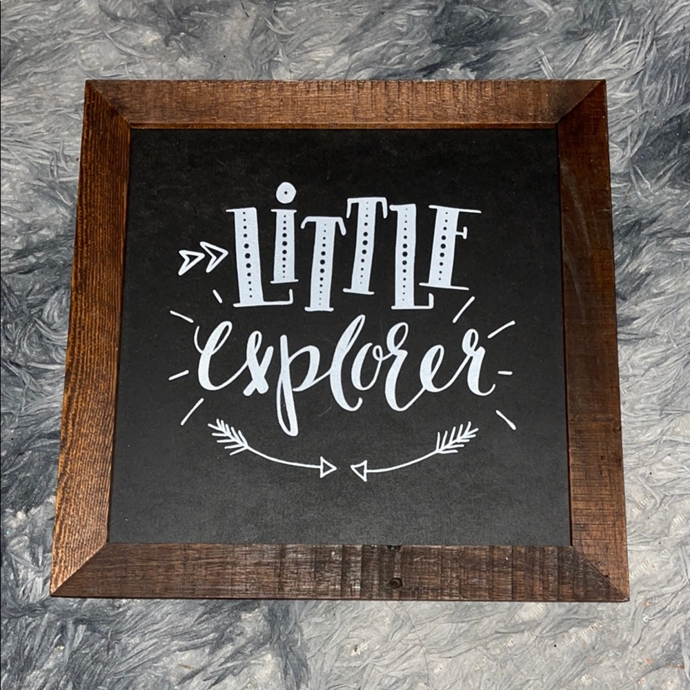 Hobby Lobby Dark Wood Frame Decor